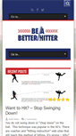 Mobile Screenshot of beabetterhitter.com